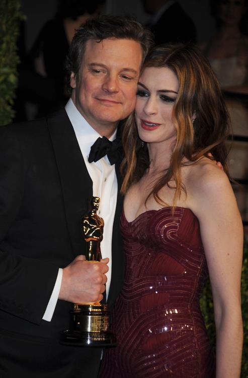 Anne Hathaway Vanity Fair Oscar Party on February 27, 2011