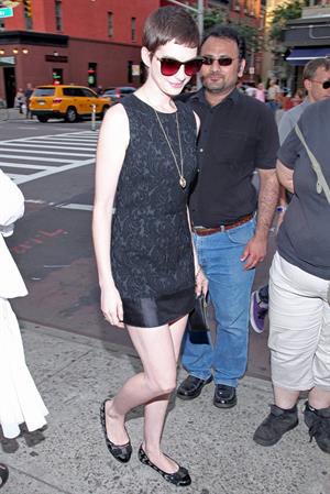 Anne Hathaway Shut Up and Play the Hits premiere in New York July 10, 2012