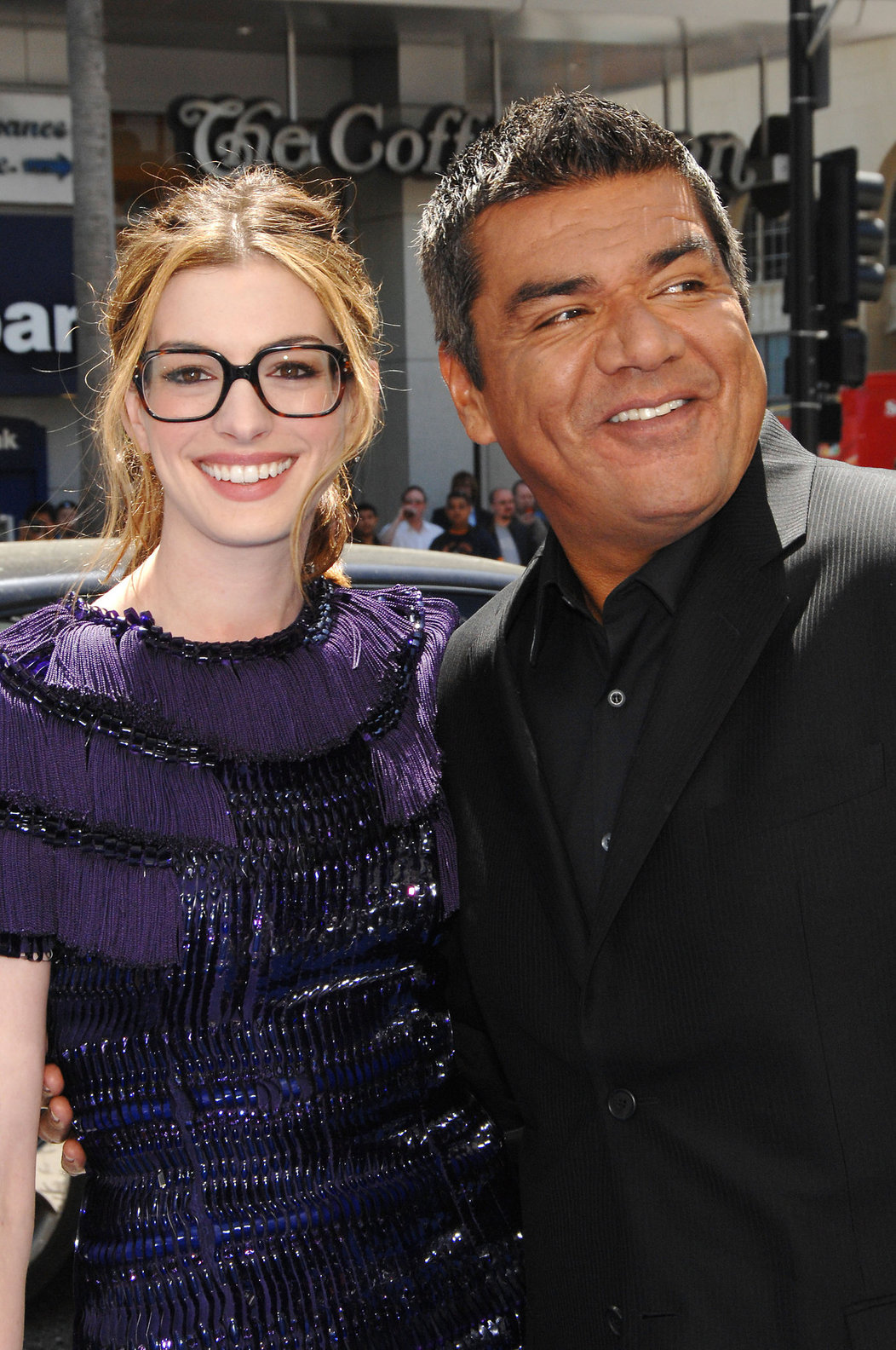 Anne Hathaway attending the Rio Los Angeles premiere on April 10, 2011