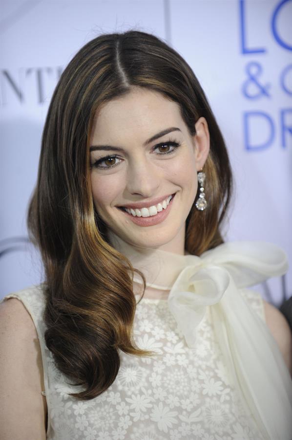 Anne Hathaway Love & Other Drugs screening at the DGA Theater in New York City on November 16, 2010