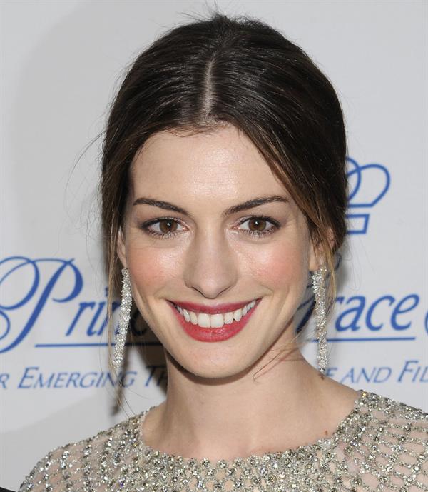 Anne Hathaway Princess Grace Awards Gala in New York City on November 1, 2011