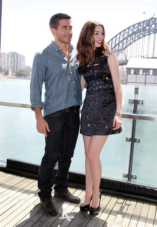 Anne Hathaway press conference at Welsh Bay in Sydney on December 6, 2010
