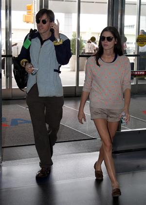 Ashley Greene at JFK Airport in New York on June 12, 2012