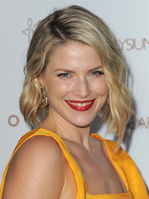 Ali Larter attending the 5th annual Hollywood Domino Gala Tournament in Los Angeles on February 23, 2012