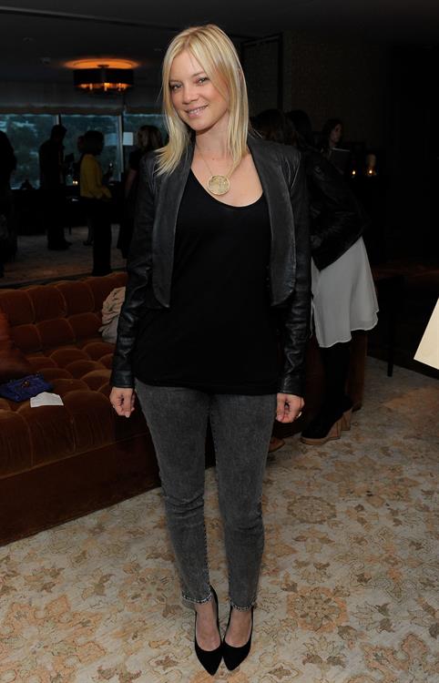 Amy Smart the Trouser Happy Hour presented by 7 for All Mankind on September 22, 2010