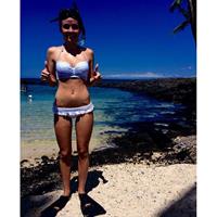 Anonymous in a bikini