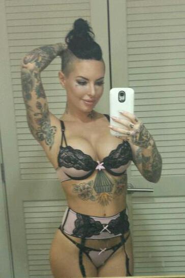 Anonymous in lingerie taking a selfie