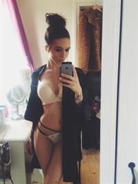 Anonymous in lingerie taking a selfie