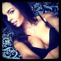 Anonymous in a bikini taking a selfie