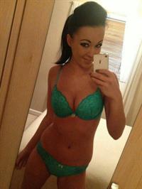 Anonymous in lingerie taking a selfie