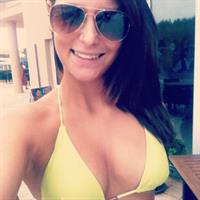 Anonymous in a bikini taking a selfie