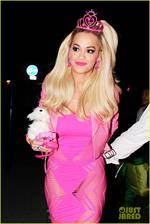 Rita Ora as Barbie for Halloween