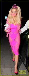 Rita Ora as Barbie for Halloween