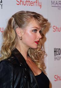 Lindsay Ellingson dress up as Sandy from Grease for Halloween