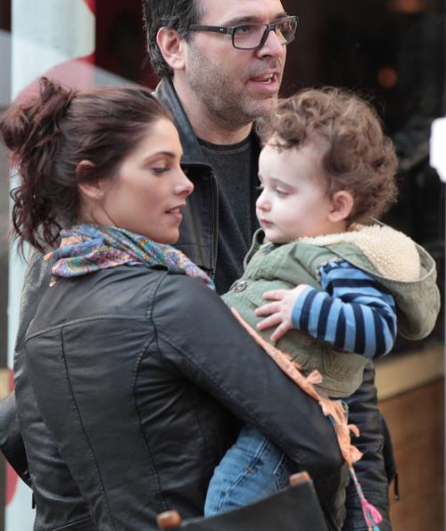 Ashley Greene Pictures Ashley Greene on the set of Americana in New York City on March 14, 2012