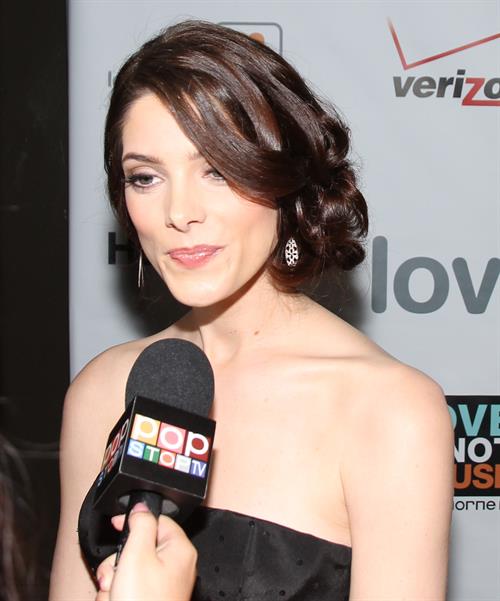 Ashley Greene Loveisrespect's Louder than Words Party in Hollywood on February 1, 2012