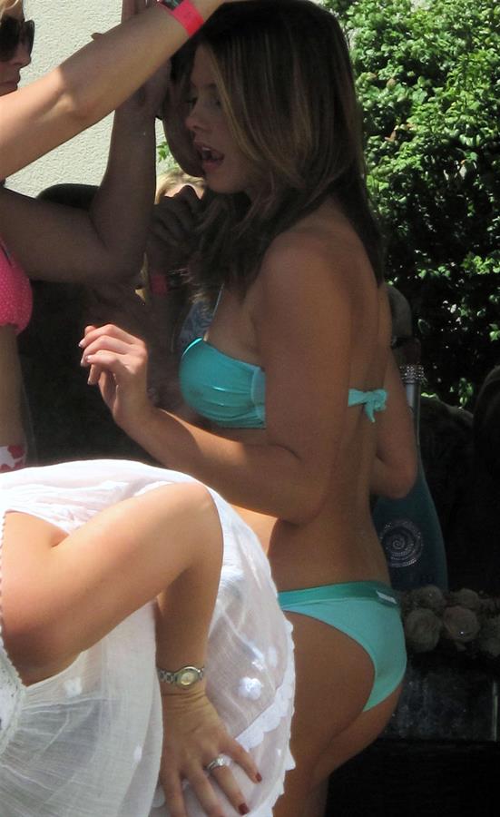 Ashley Greene hosts a pool party at the Wet Republic on August 7, 2010 in Las Vegas, Nevada
