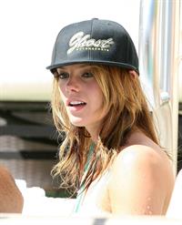 Ashley Greene hosts a pool party at the Wet Republic on August 7, 2010 in Las Vegas, Nevada