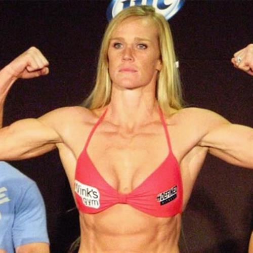 Holly Holm in a bikini