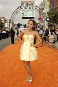 Ariana Grande Nickelodeon's 25th annual Kid's Choice Awards on March 31, 2012