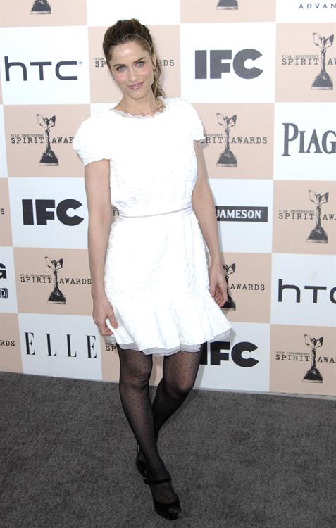 Amanda Peet Film Independent Spirit awards at Santa Monica Beach on February 26, 2011