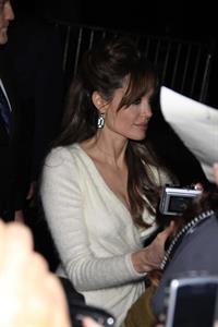 Angelina Jolie the Tourist world premiere in New York on December 6, 2010