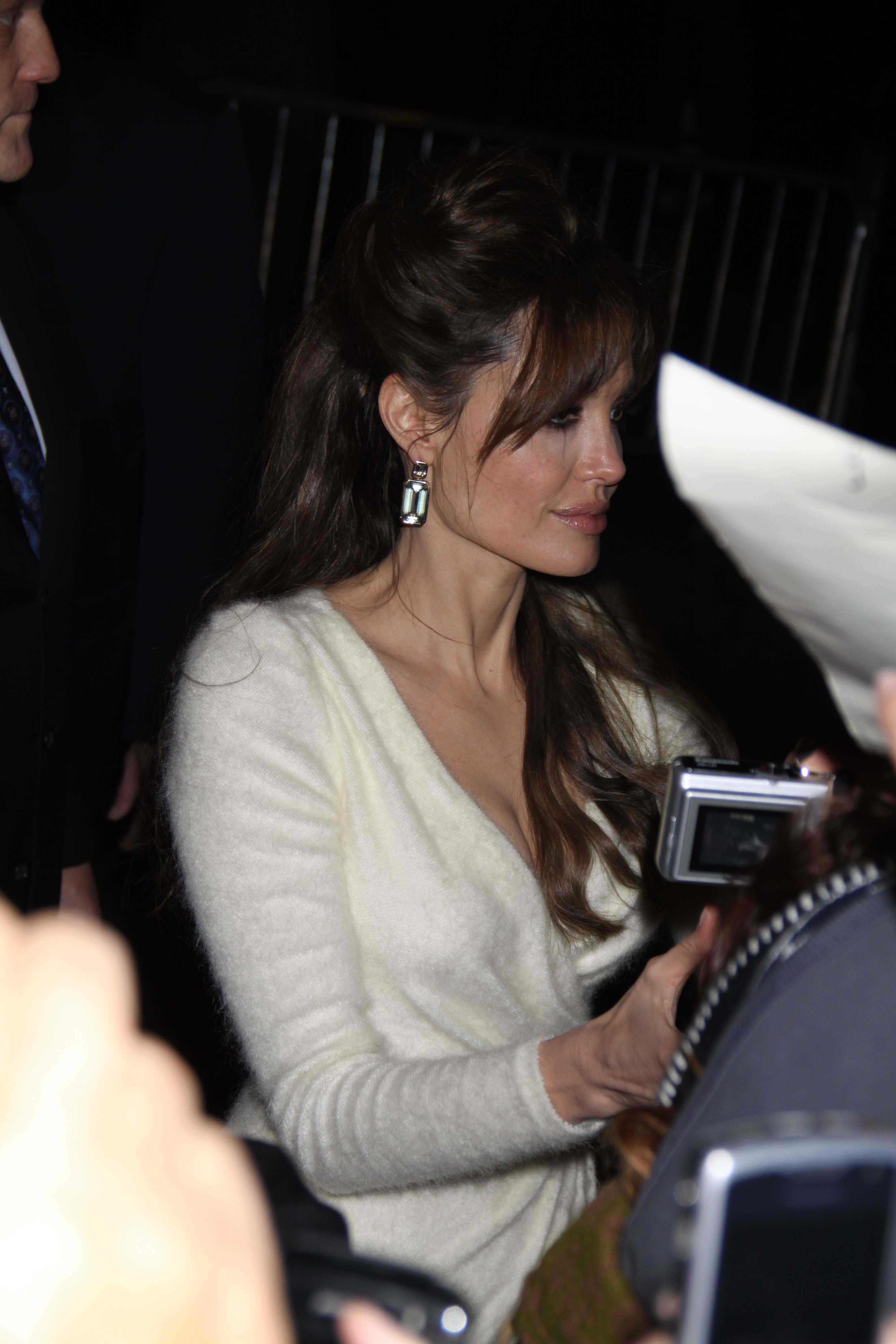 Angelina Jolie the Tourist world premiere in New York on December 6, 2010