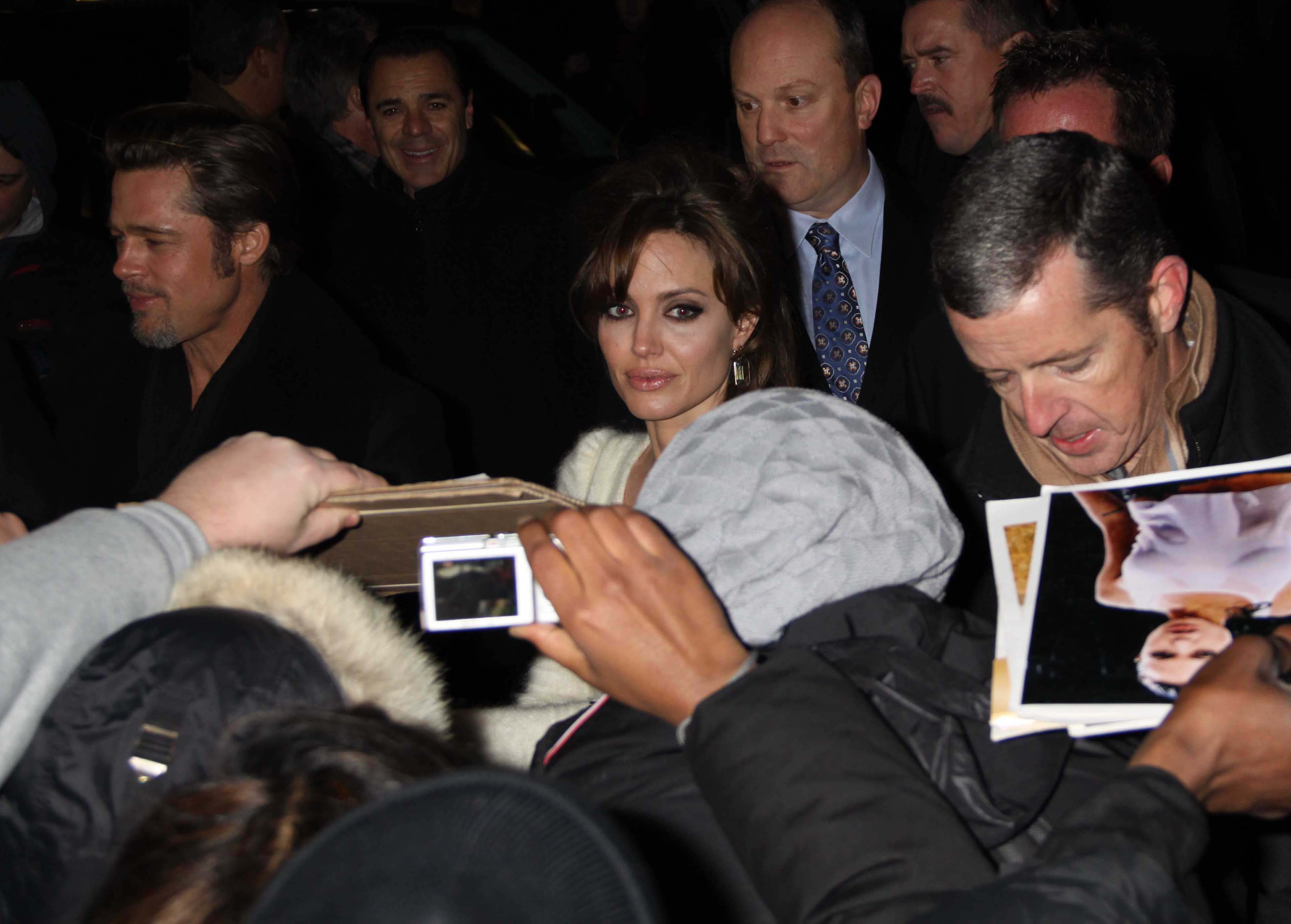 Angelina Jolie the Tourist world premiere in New York on December 6, 2010