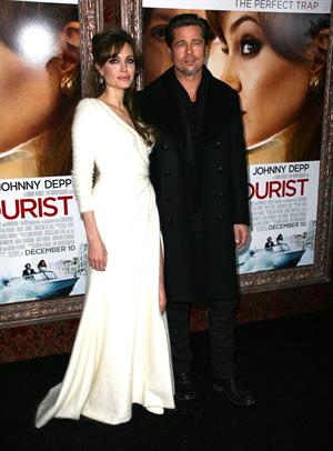 Angelina Jolie the Tourist world premiere in New York on December 6, 2010