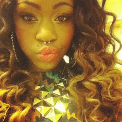 Lucci Vee taking a selfie