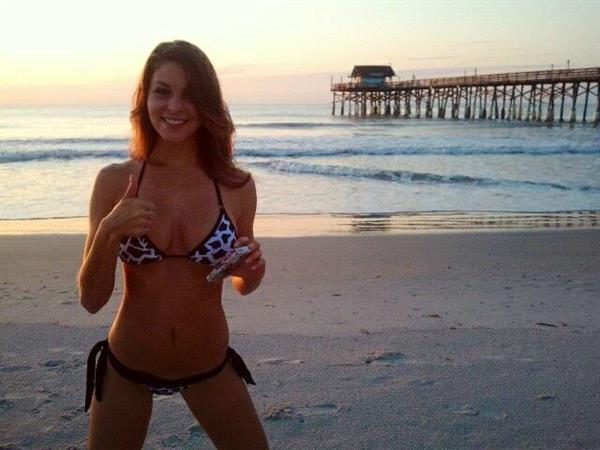 Amber Sym in a bikini