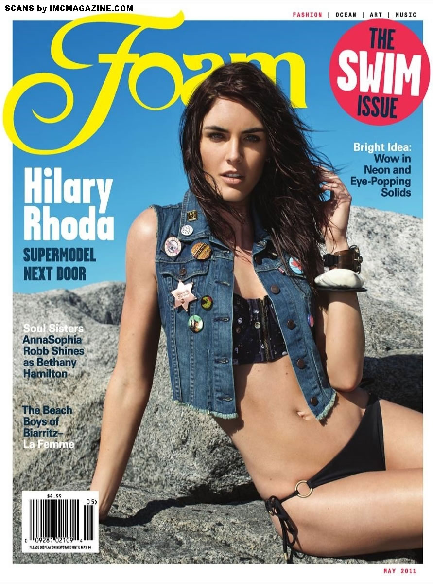 Hilary Rhoda in a bikini