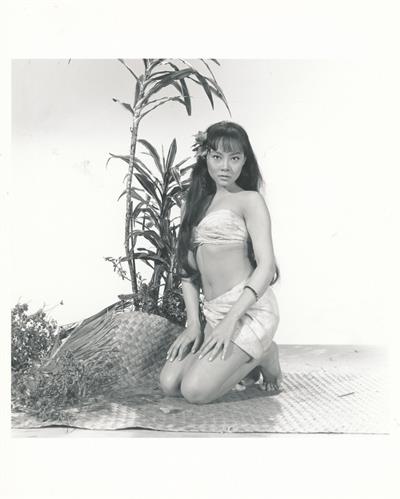 Irene Tsu in a bikini