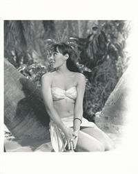 Irene Tsu in a bikini