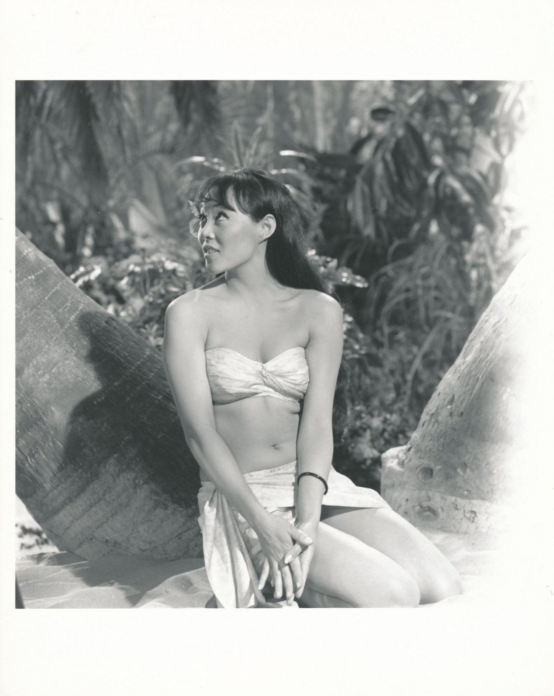 Irene Tsu in a bikini