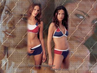 Alessandra Ambrosio in a bikini