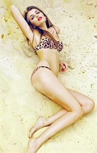 Daria Konovalova in a bikini
