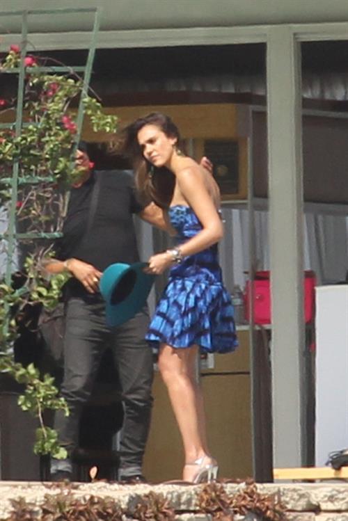 Jessica Alba posing for a magazine photoshoot on June 15, 2012