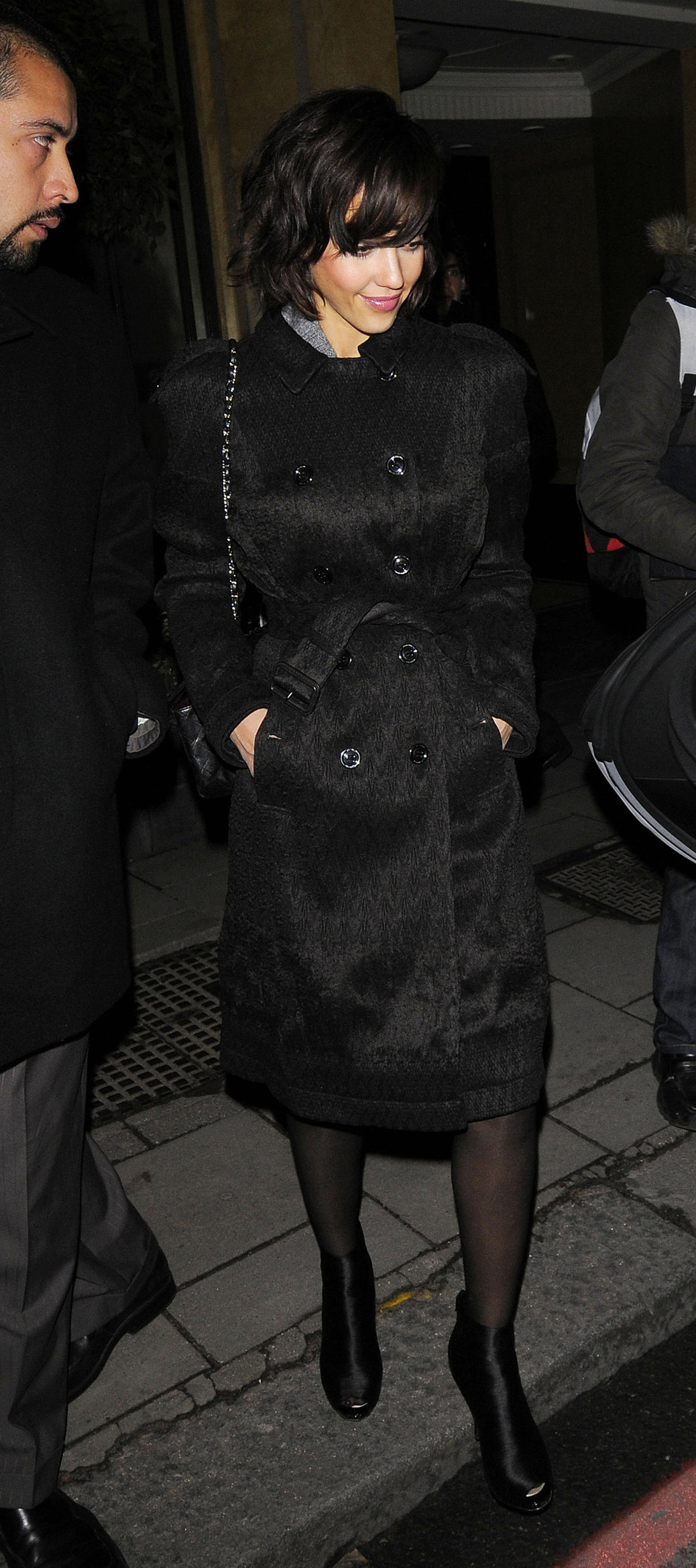 Jessica Alba night out in London February 13, 2010 