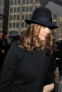 Jessica Alba in New York on January 17, 2012
