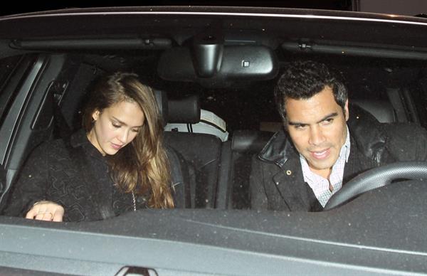Jessica Alba out for dinner at Matsuhisa Restaurant in Beverly Hills on March 22, 2012