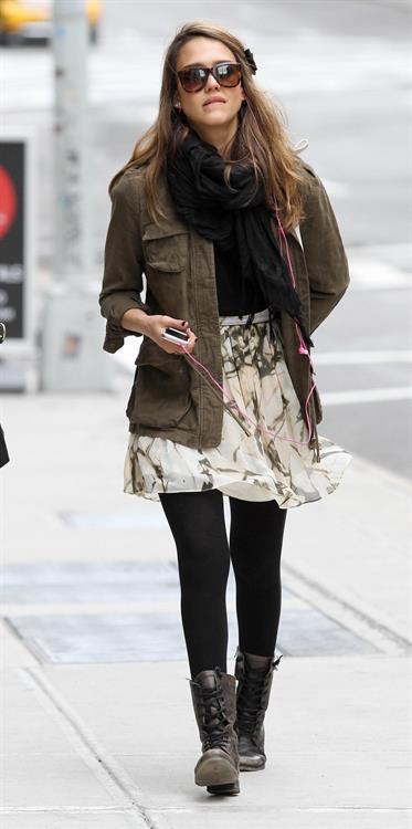 Jessica Alba out about in New York on May 7, 2012