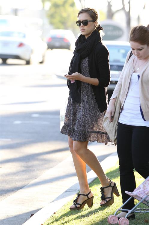 Jessica Alba in Los Angeles on January 28
