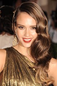 Jessica Alba Metropolitan Museum of Arts Costume Institute Gala on May 7, 2012