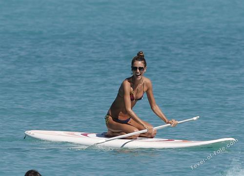 Alessandra Ambrosio in a bikini