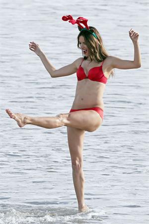 Alessandra Ambrosio – photoshoot set in LA 12/16/13  