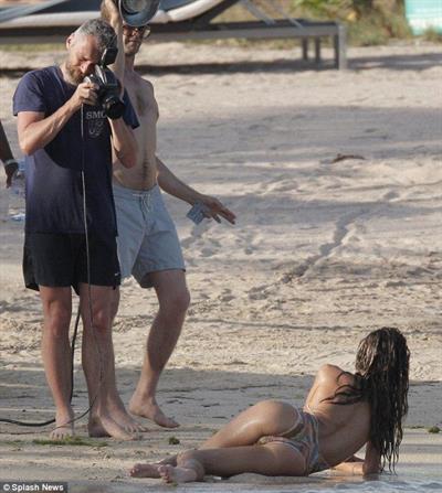 Alessandra Ambrosio in a bikini