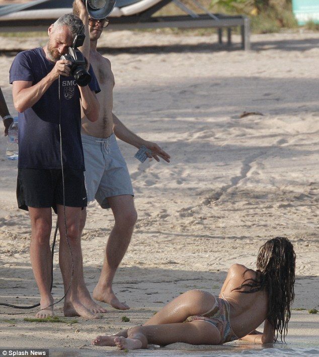 Alessandra Ambrosio in a bikini