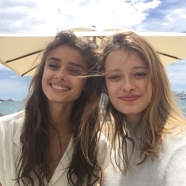 Taylor Marie Hill taking a selfie