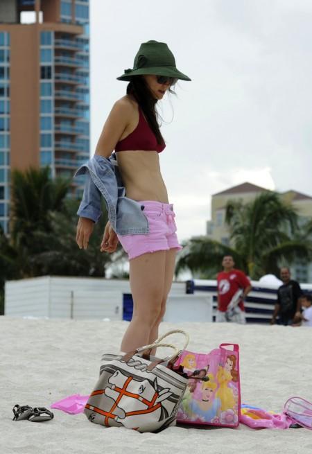 Katie Holmes in a bikini